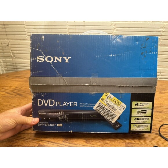 Sony CD/DVD/DVD+RW/+R/+R DL/-RW/-R/-R DL/JPEG/MP3; REMOTE, DVP-SR200P,‎ TESTED - Picture 1 of 16